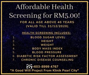 Read more about the article Affordable Health Screening for RM 5.00